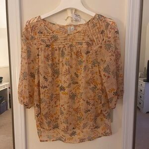 Sheer spring blouse